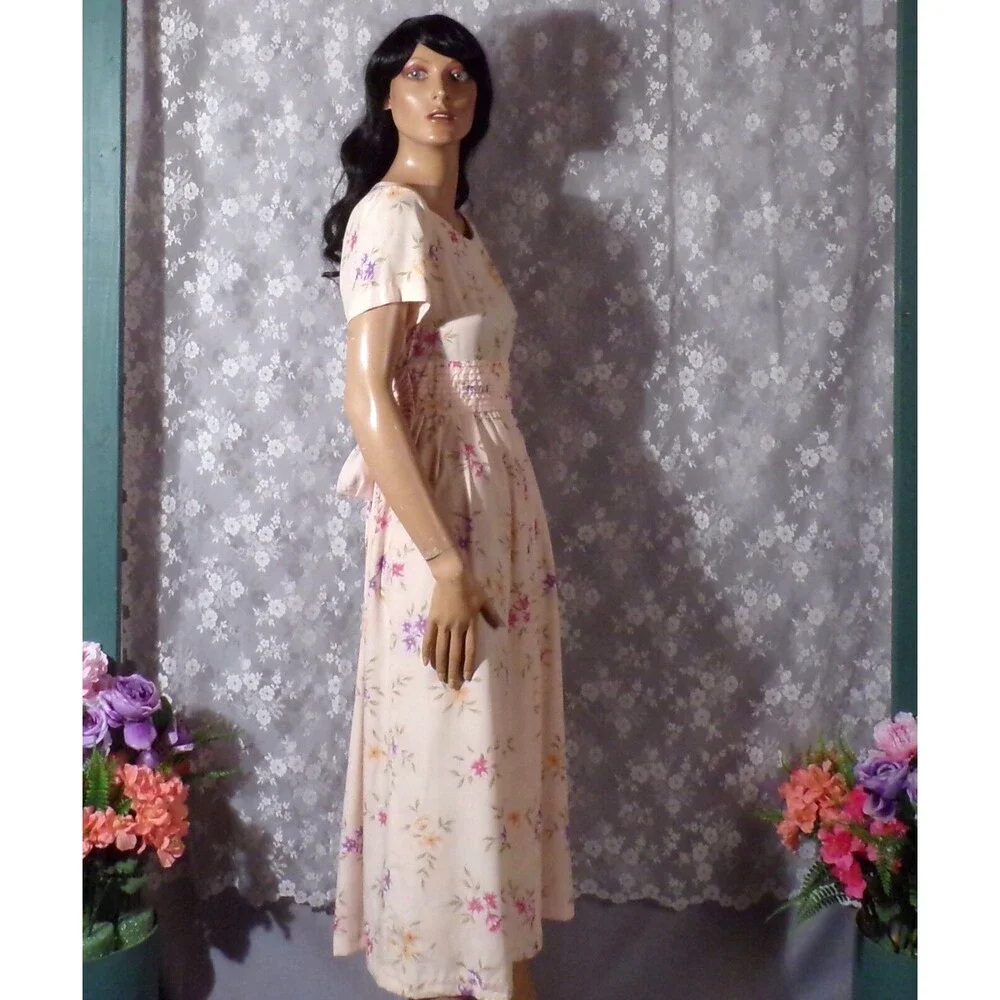 Vintage 90s Floral Dress 1990s Romantic Etheral Whimsigoth Cottage Size Small